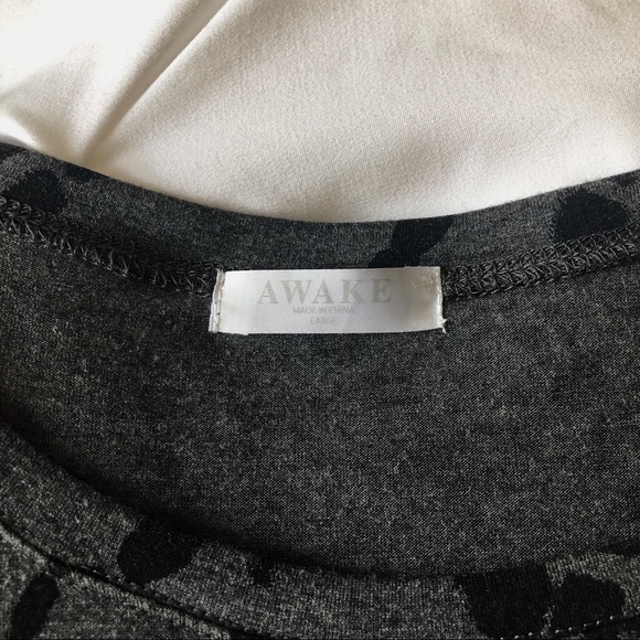 super soft grape & black boyfriend shirt sz large - Picture 3 of 3